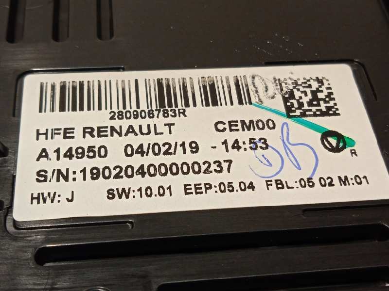 Recambio de pantalla multifuncion para renault kadjar 1.3 tce referencia OEM IAM 280906783R  