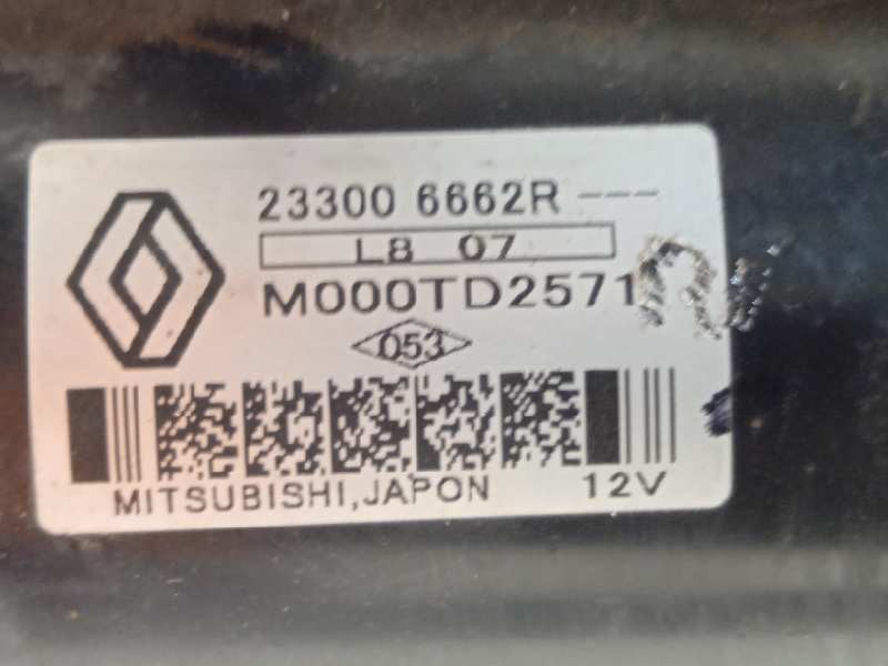 Recambio de motor arranque para renault kadjar 1.3 tce referencia OEM IAM 233006662R  M000TD2571