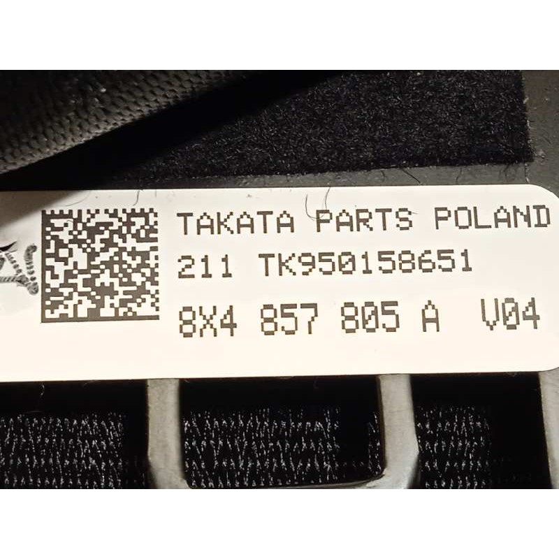 Recambio de cinturon seguridad trasero derecho para audi a1 sportback (8xa) 1.2 tfsi referencia OEM IAM 8X4857805AV04  