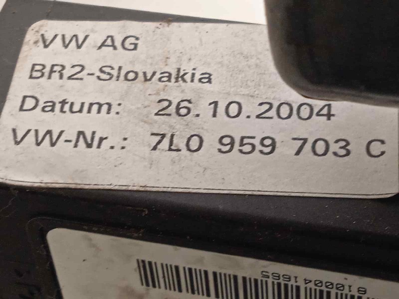Recambio de elevalunas trasero izquierdo para volkswagen touareg (7la) tdi r5 referencia OEM IAM 7L0839461 7L0959795A 7L0959703C