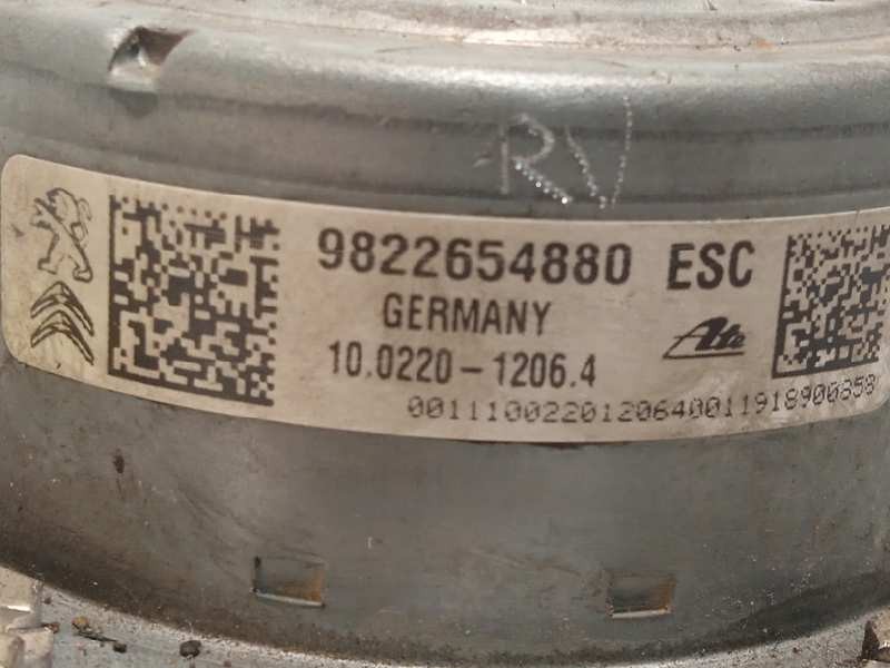 Recambio de abs para citroën c-elysée shine referencia OEM IAM 9822654880 10091639133 10022012064