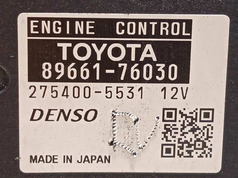 Recambio de centralita motor uce para lexus ct 200h referencia OEM IAM 8966176030  2754005531