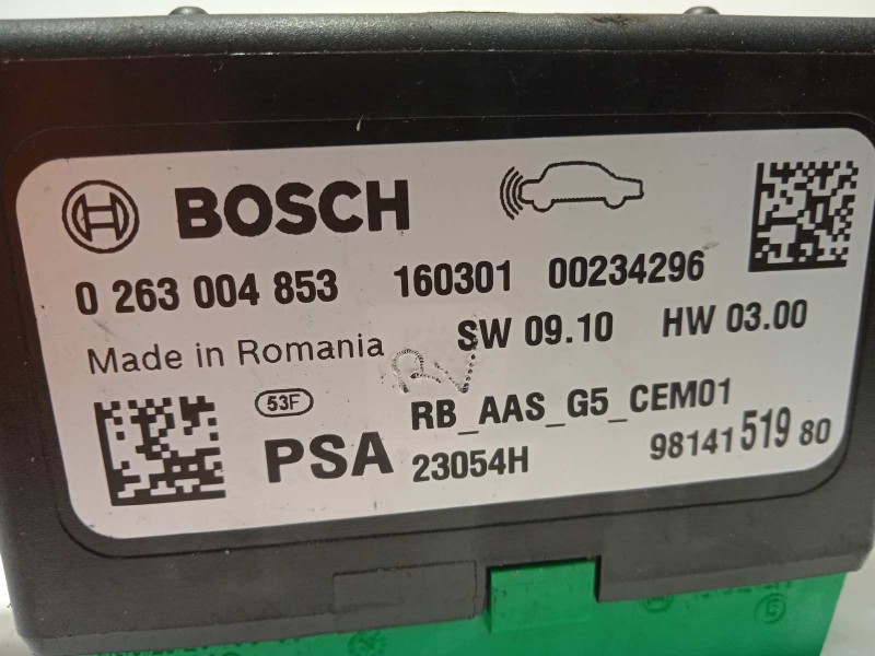 Recambio de modulo electronico para peugeot 308 sw 1.6 blue-hdi fap referencia OEM IAM 9814151980  0263004853