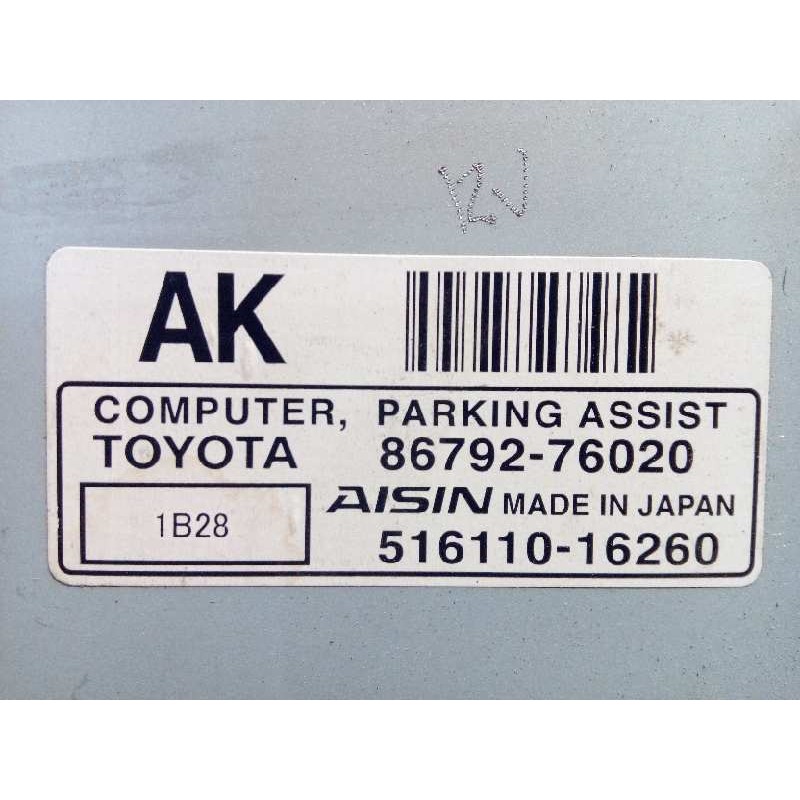 Recambio de modulo electronico para lexus ct 200h referencia OEM IAM 8679276020  51611016260