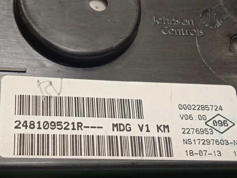 Recambio de cuadro instrumentos para dacia dokker ambiance referencia OEM IAM 248109521R  