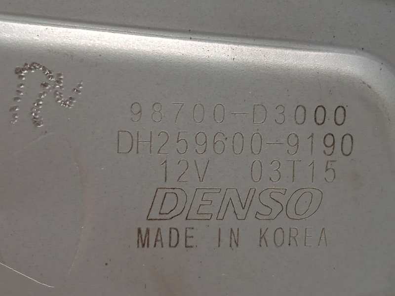 Recambio de motor limpia trasero para hyundai tucson 2.0 crdi cat referencia OEM IAM 98700D3000  DH2596009190