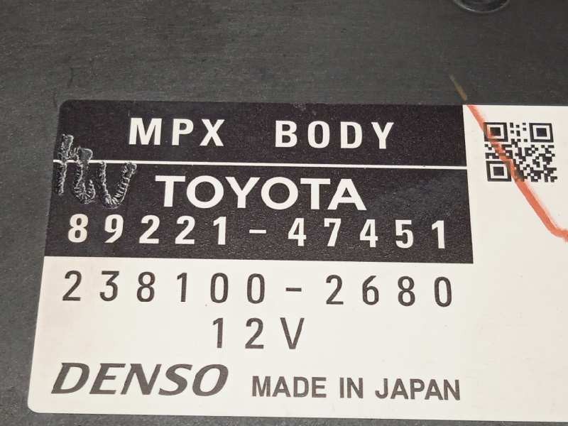 Recambio de modulo electronico para toyota prius (zvw50) basis referencia OEM IAM 8922147451  2381002680