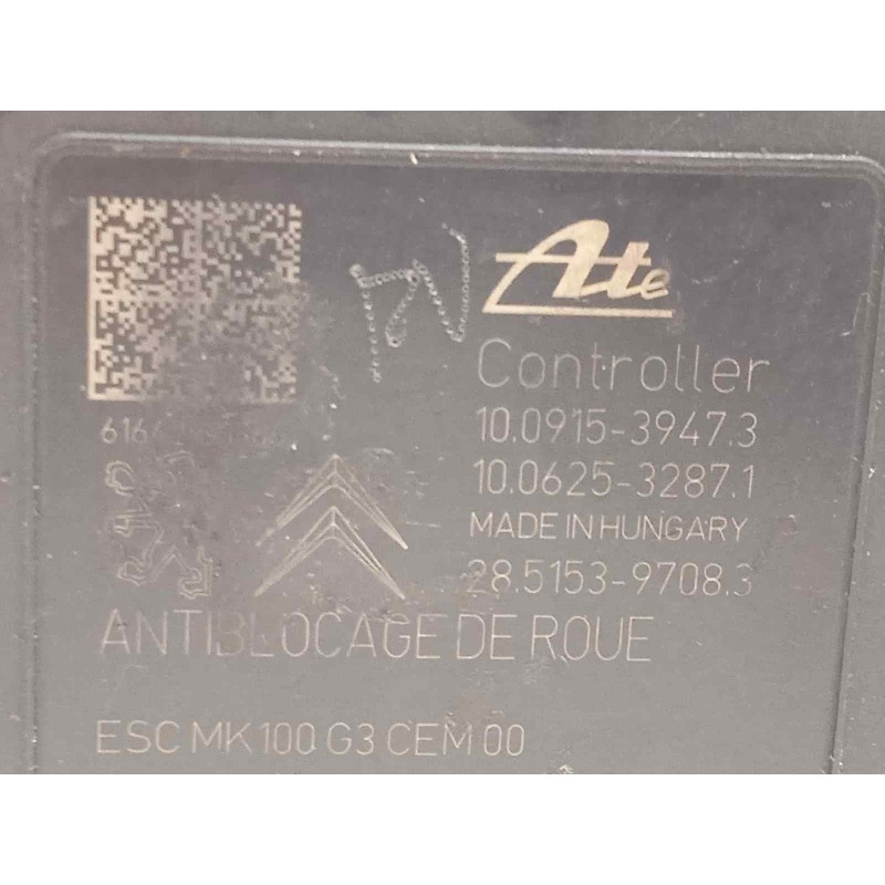 Recambio de abs para peugeot 208 access referencia OEM IAM 9817031680 10091539473 10022007544
