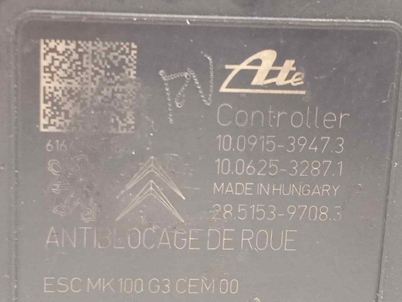 Recambio de abs para peugeot 208 access referencia OEM IAM 9817031680 10091539473 10022007544