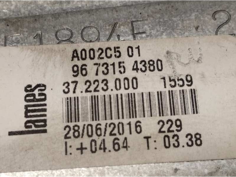 Recambio de elevalunas delantero derecho para peugeot 208 style referencia OEM IAM 9673154380 0130822702 9674254380