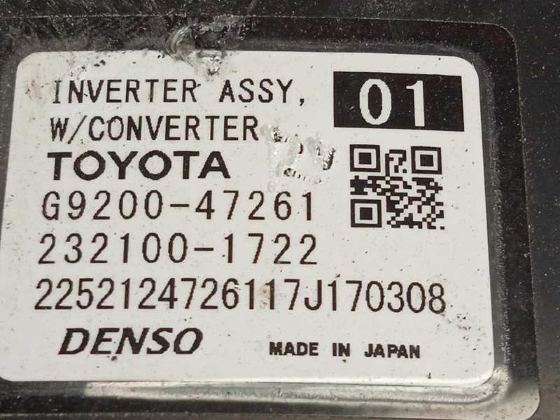 Recambio de convertidor potencia para toyota prius (zvw50) basis referencia OEM IAM G920047261 G920049115 2321001722