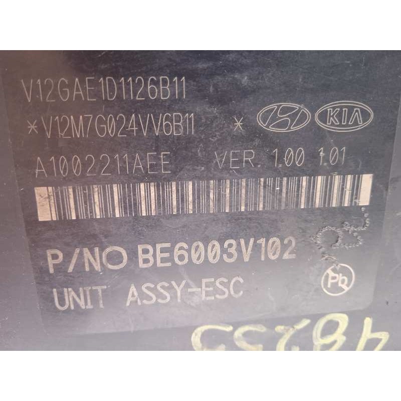 Recambio de abs para kia rio (yb) drive referencia OEM IAM 58920H8200 BE6003V102 MGH85ADBH6013V101