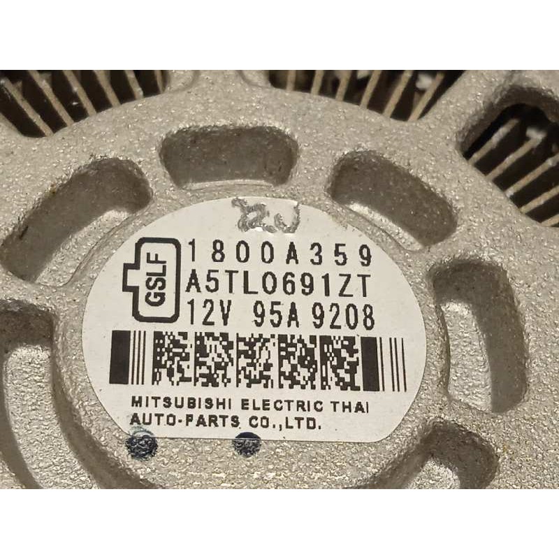 Recambio de alternador para mitsubishi space star (a00) 1.2 referencia OEM IAM 1800A359  AT5L0691ZT