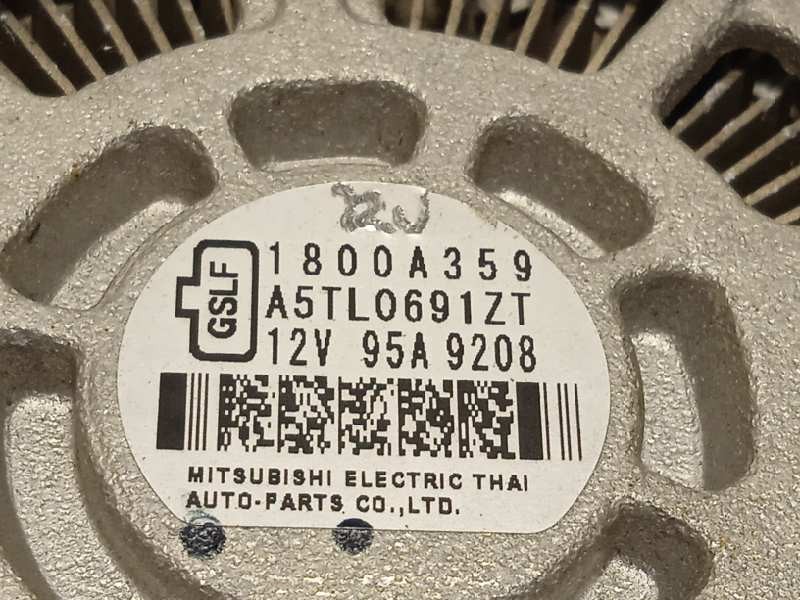 Recambio de alternador para mitsubishi space star (a00) 1.2 referencia OEM IAM 1800A359  AT5L0691ZT