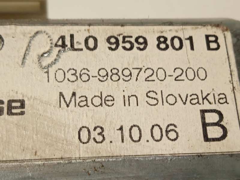 Recambio de elevalunas delantero izquierdo para audi q7 (4l) 3.0 tdi referencia OEM IAM 4L0837461A  4L0959801B