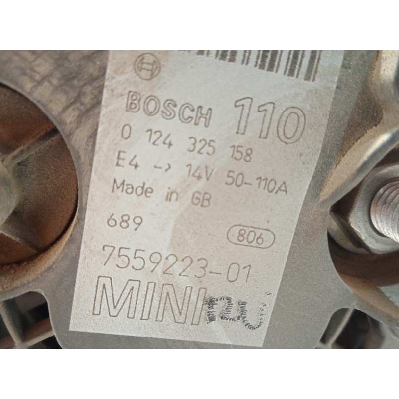 Recambio de alternador para bmw mini (r50,r53) one referencia OEM IAM 7559223 12317550319 0124325158