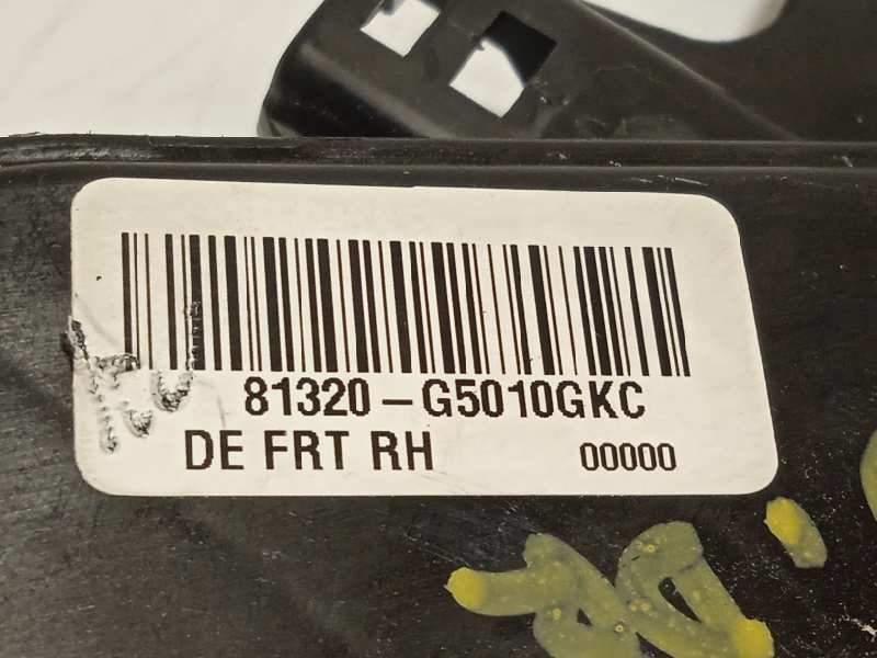 Recambio de cerradura puerta delantera derecha para kia niro referencia OEM IAM 81320G5010GKC  81320G5010