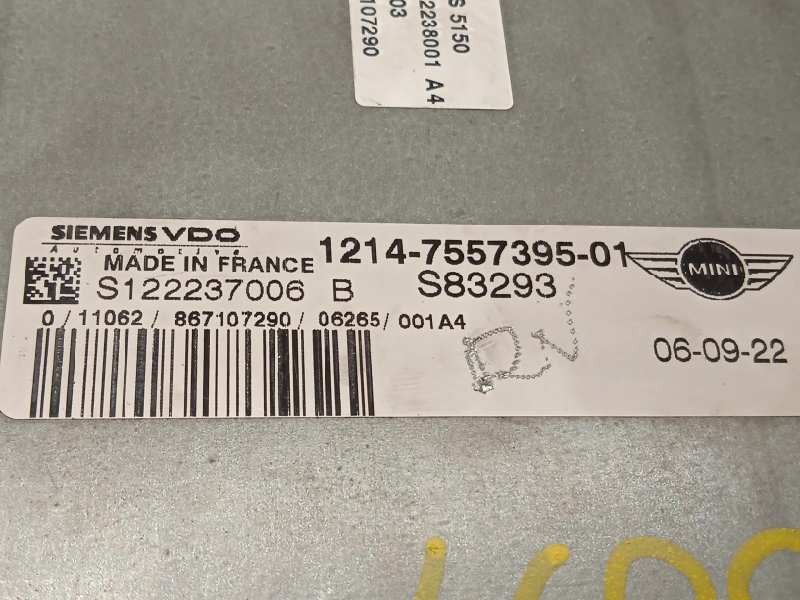 Recambio de centralita motor uce para bmw mini (r50,r53) one referencia OEM IAM 12147557395  S122237006
