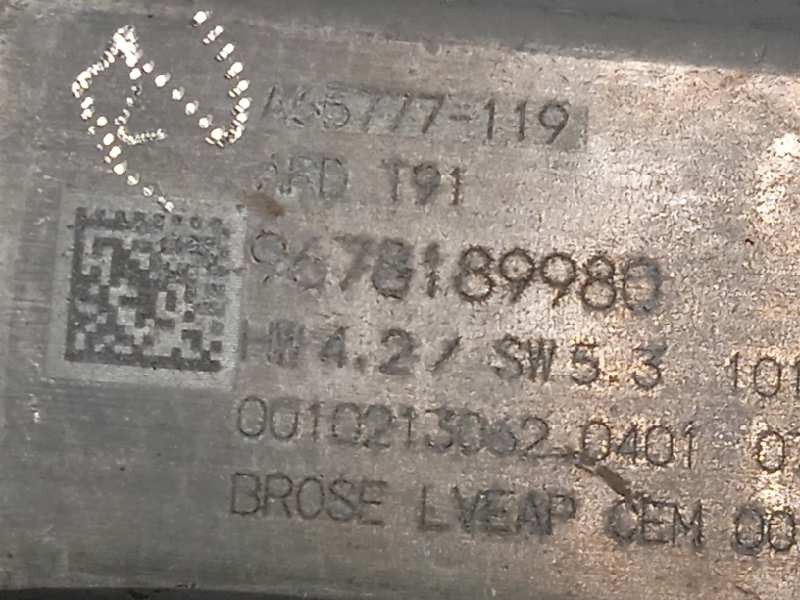 Recambio de elevalunas trasero derecho para peugeot 308 sw 1.5 blue-hdi fap referencia OEM IAM 9678189980  