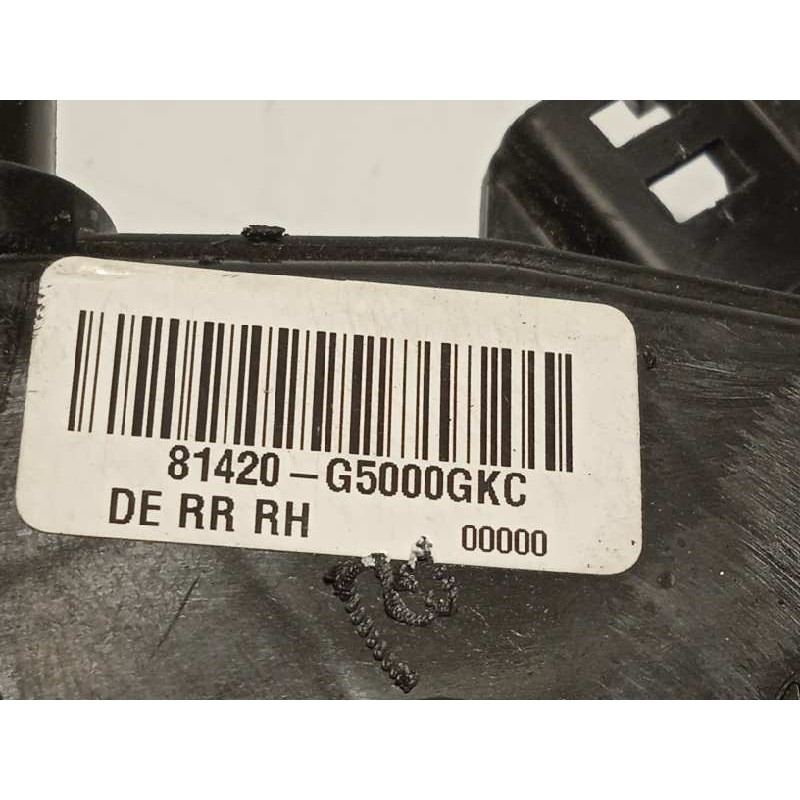 Recambio de cerradura puerta trasera derecha para kia niro referencia OEM IAM 81420G5000GKC  81420G5000