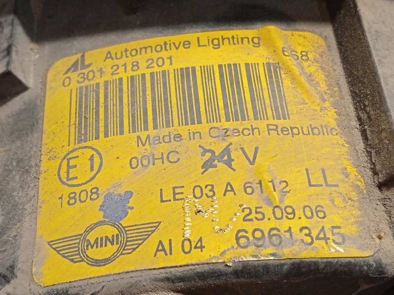 Recambio de faro izquierdo para bmw mini (r50,r53) one referencia OEM IAM 6961345  63127198729