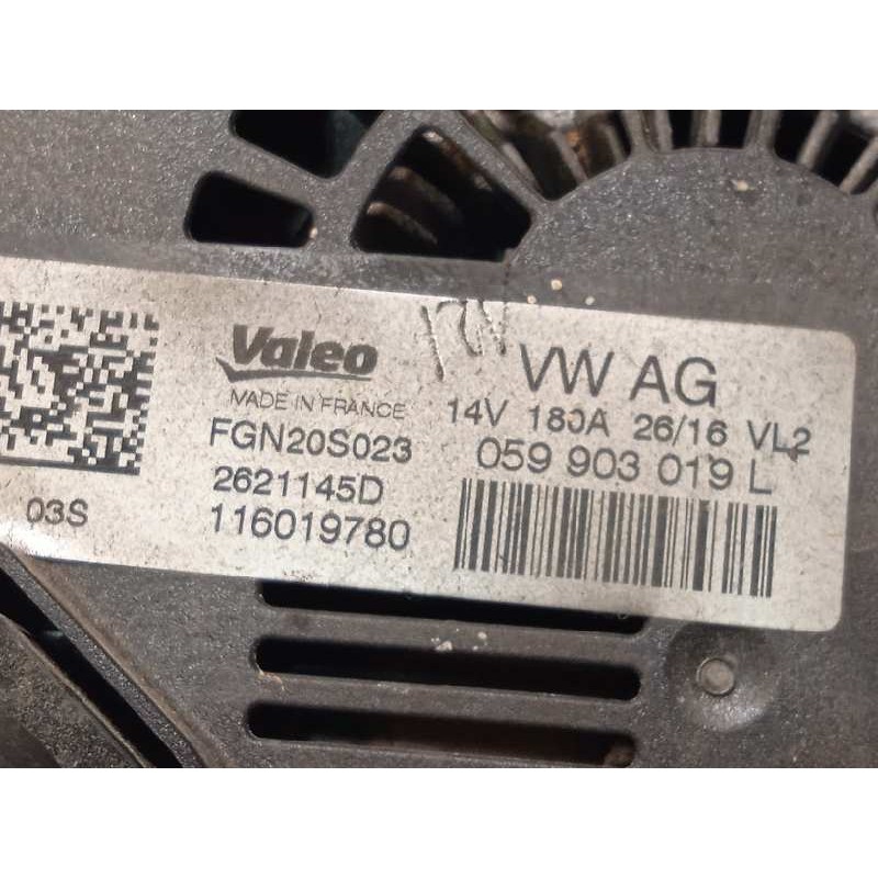Recambio de alternador para porsche macan (typ ) s diesel referencia OEM IAM 059903019L  FGN20S023