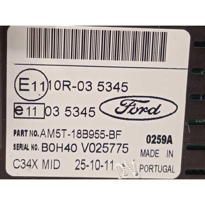 Recambio de pantalla multifuncion para ford focus lim. (cb8) trend referencia OEM IAM AM5T18B955BF  