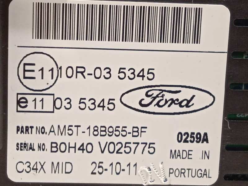 Recambio de pantalla multifuncion para ford focus lim. (cb8) trend referencia OEM IAM AM5T18B955BF  