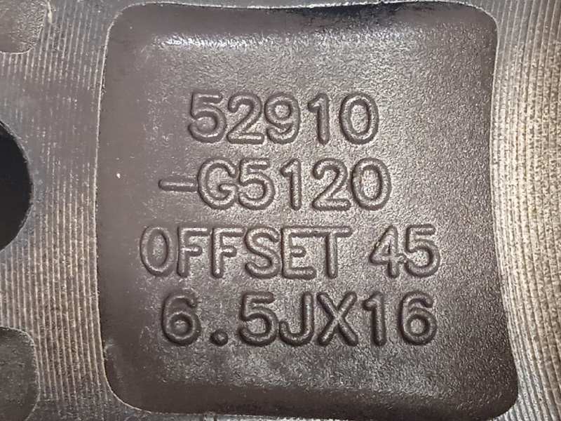 Recambio de llanta para kia niro referencia OEM IAM 52910G5120  