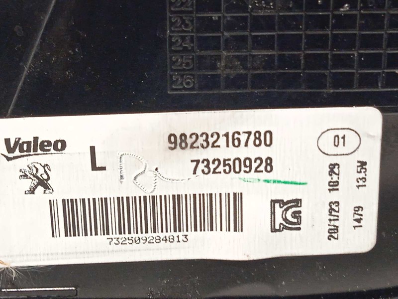 Recambio de piloto trasero izquierdo para peugeot 208 (p2) active referencia OEM IAM 9823216780  73250928