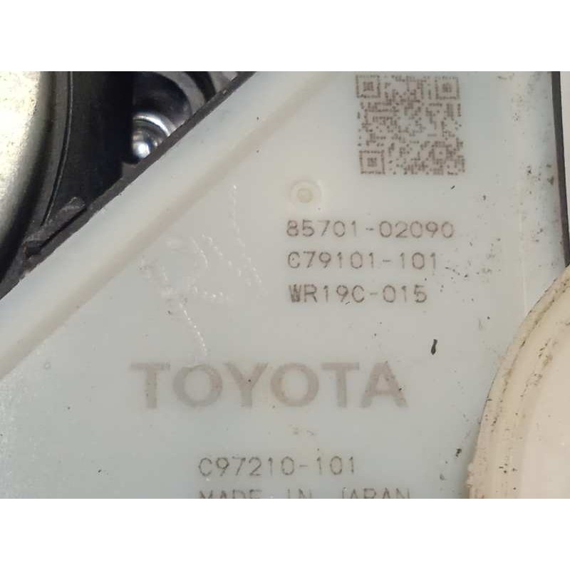 Recambio de elevalunas delantero derecho para toyota corolla (e21) hybrid active referencia OEM IAM 8570102090  