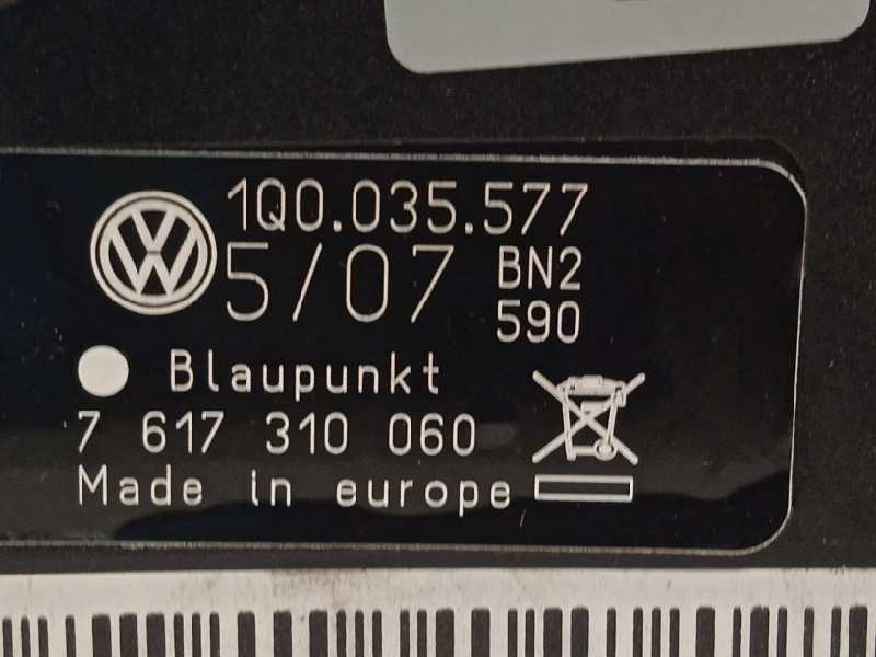 Recambio de modulo electronico para volkswagen eos (1f7) 2.0 tdi referencia OEM IAM 1Q0035577  7617310060