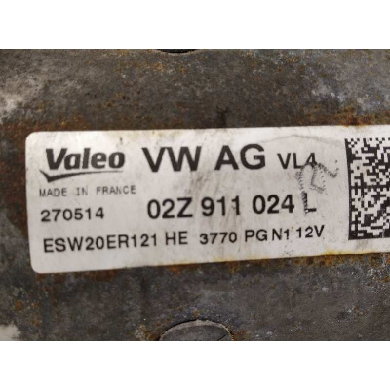 Recambio de motor arranque para seat leon (5f1) 1.6 tdi referencia OEM IAM 02Z911024L  ESW20ER121
