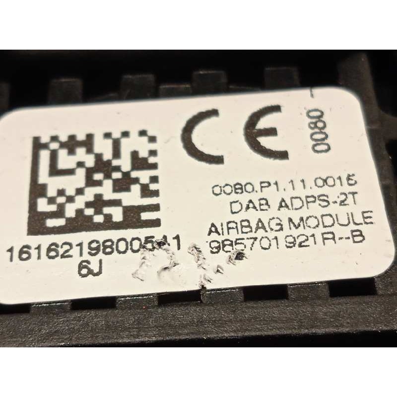 Recambio de airbag delantero izquierdo para renault scenic iii grand bose edition referencia OEM IAM 985701921R  