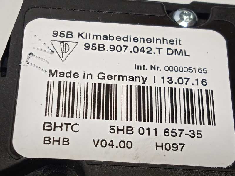 Recambio de mando multifuncion para porsche macan (typ ) s diesel referencia OEM IAM 95B907040AFDML 95B907042TDML 95B907041MDML