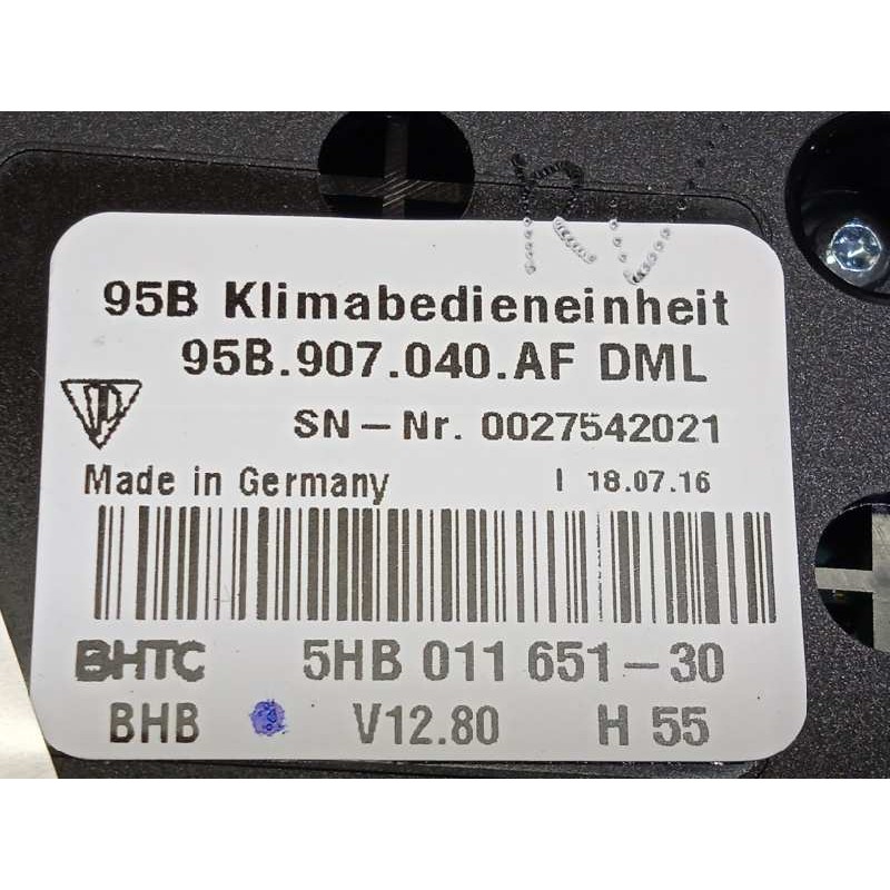 Recambio de mando multifuncion para porsche macan (typ ) s diesel referencia OEM IAM 95B907040AFDML 95B907042TDML 95B907041MDML