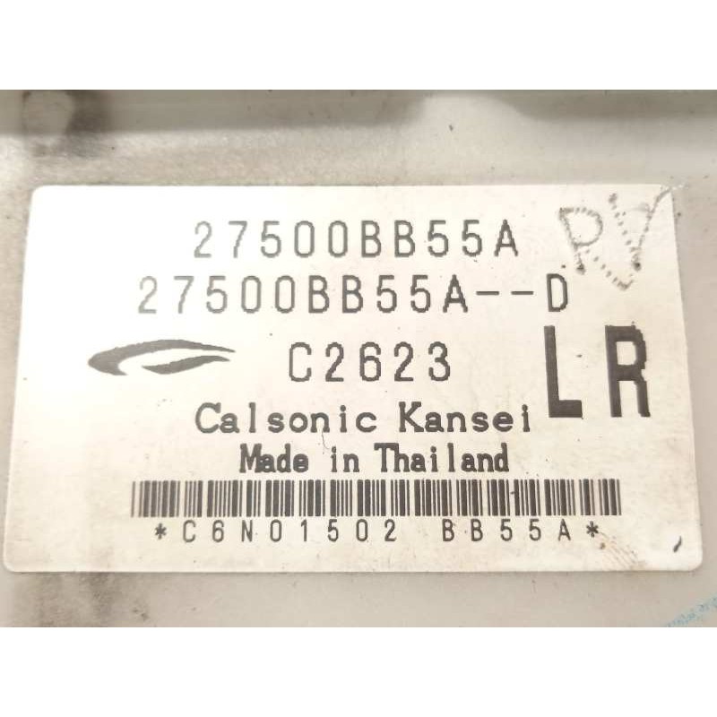 Recambio de mando climatizador para nissan qashqai (j10) 1.6 dci turbodiesel cat referencia OEM IAM 27500BB55A  