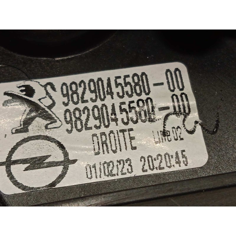 Recambio de elevalunas trasero derecho para peugeot 208 (p2) active referencia OEM IAM 9829045580  