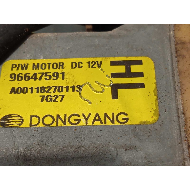 Recambio de elevalunas trasero izquierdo para chevrolet epica 2.0 diesel cat referencia OEM IAM 96647591  