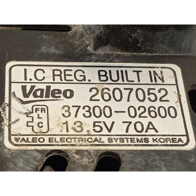 Recambio de alternador para kia picanto 1.0 cat referencia OEM IAM 3730002600  