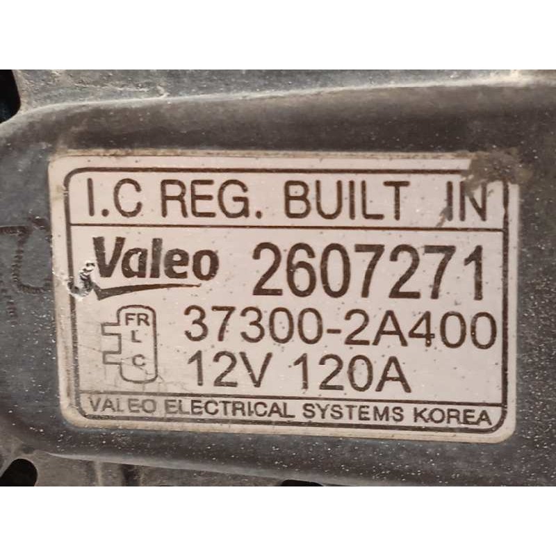 Recambio de alternador para hyundai i20 classic referencia OEM IAM 373002A400  2607271