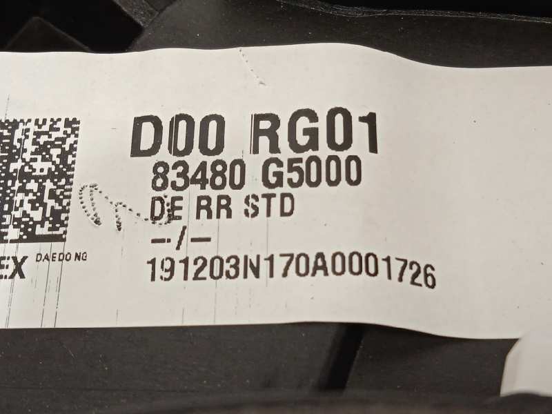 Recambio de elevalunas trasero derecho para kia niro referencia OEM IAM 83480G5000  83460G5000