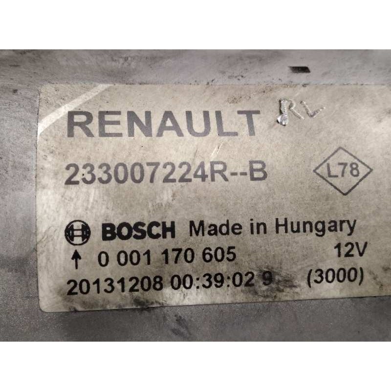 Recambio de motor arranque para nissan qashqai (j11) acenta referencia OEM IAM 233007224R  0001170605