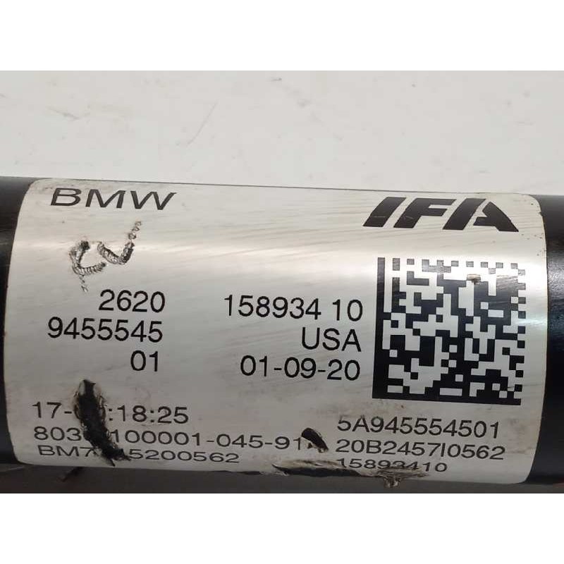 Recambio de transmision central delantera para bmw serie x3 (g01) m40i referencia OEM IAM 9455545  26209455545