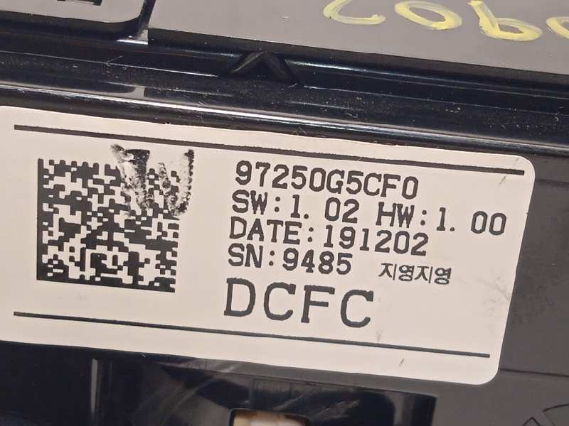 Recambio de mando climatizador para kia niro referencia OEM IAM 97250G5CF0  97250G5CF0CA