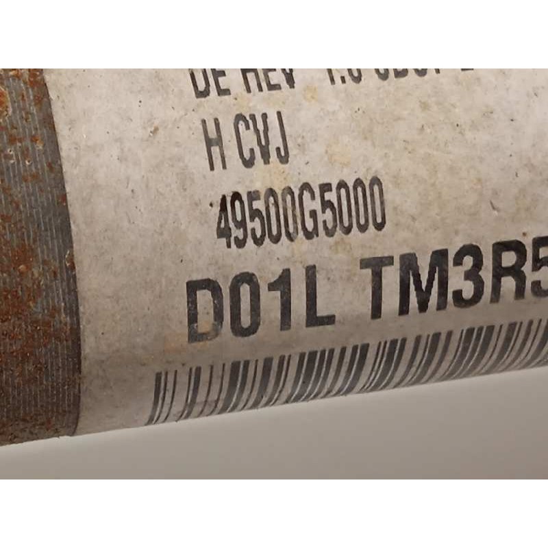 Recambio de transmision delantera izquierda para kia niro referencia OEM IAM 49500G5000  