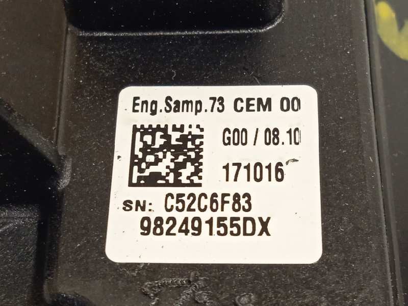 Recambio de mando multifuncion para peugeot 3008 1.6 blue-hdi fap referencia OEM IAM 98249155DX  