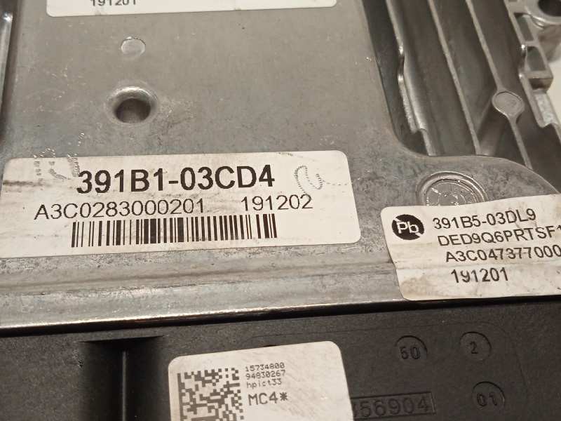 Recambio de centralita motor uce para kia niro referencia OEM IAM 391B503DL9 391B103CD4 391A503DL9