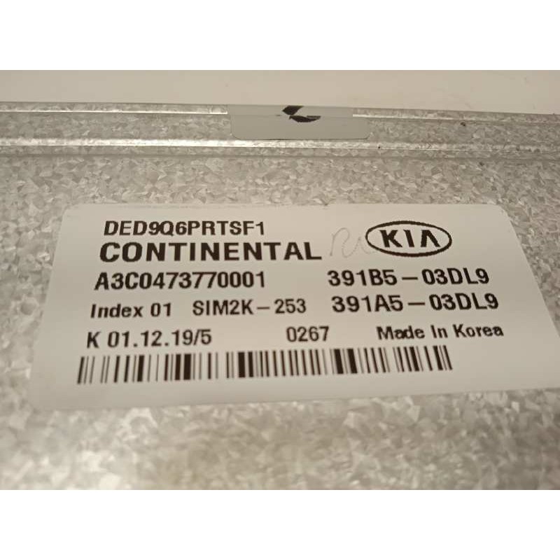 Recambio de centralita motor uce para kia niro referencia OEM IAM 391B503DL9 391B103CD4 391A503DL9