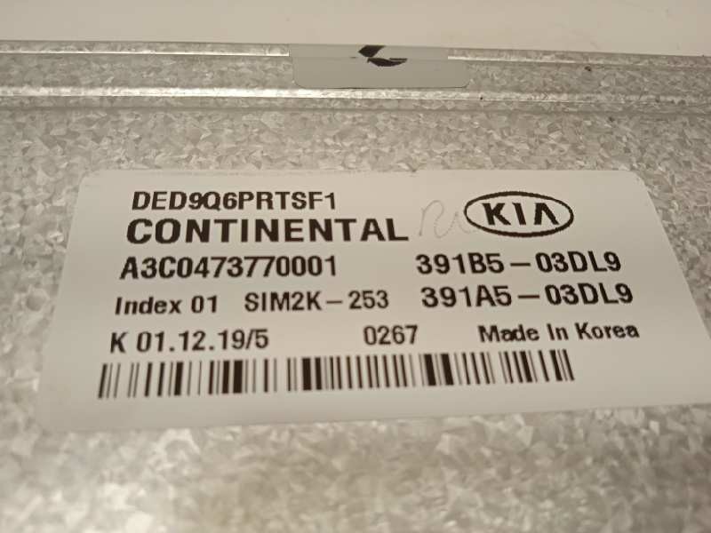 Recambio de centralita motor uce para kia niro referencia OEM IAM 391B503DL9 391B103CD4 391A503DL9
